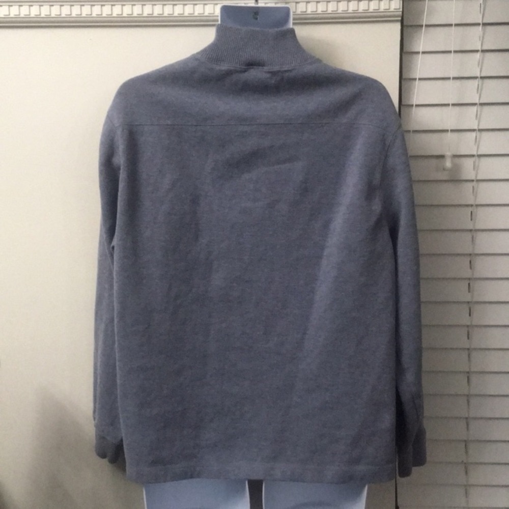 Jos A Bank blue/gray pullover sweater - Picture 6 of 7